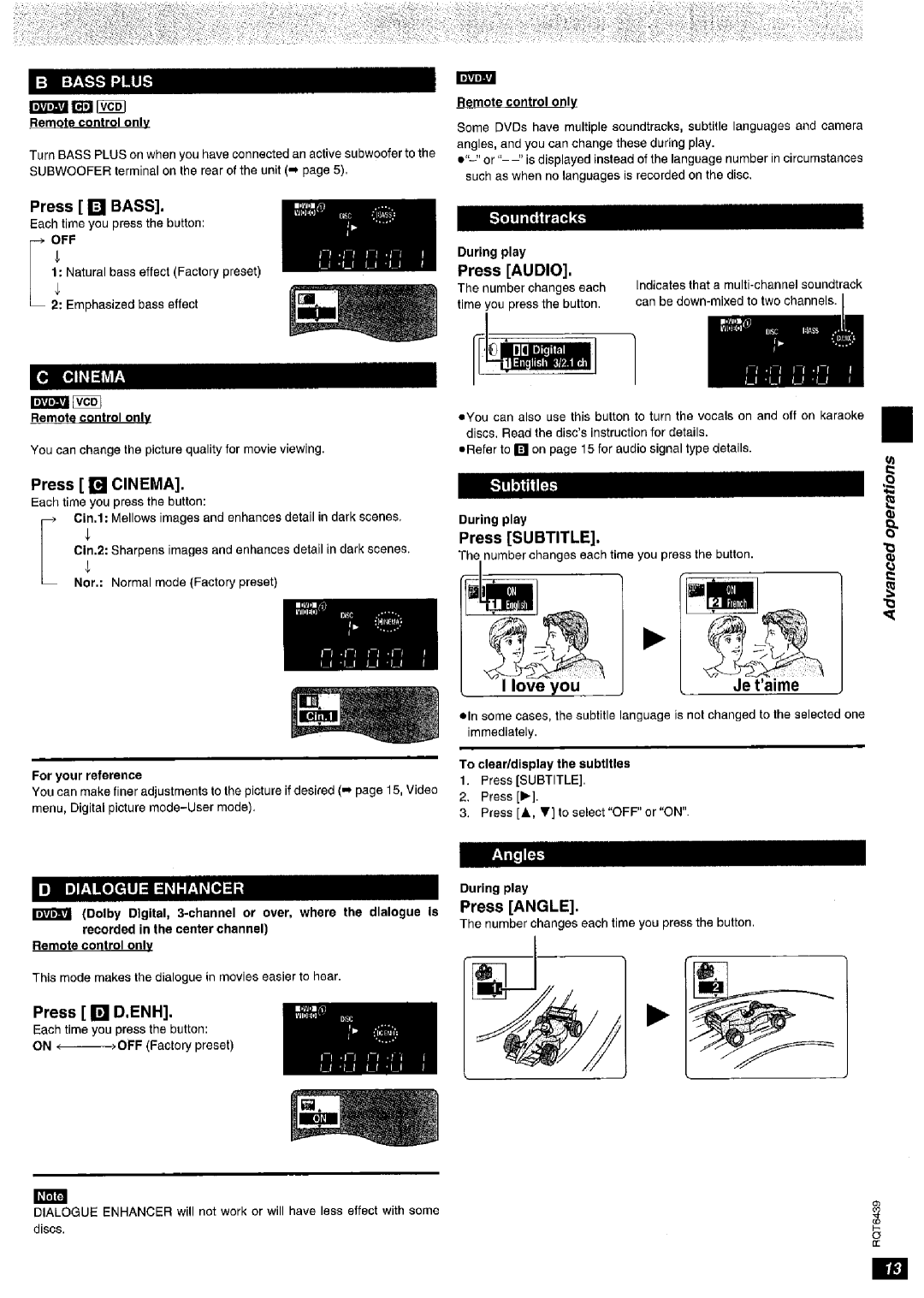 Panasonic DVD-CV52 manual 