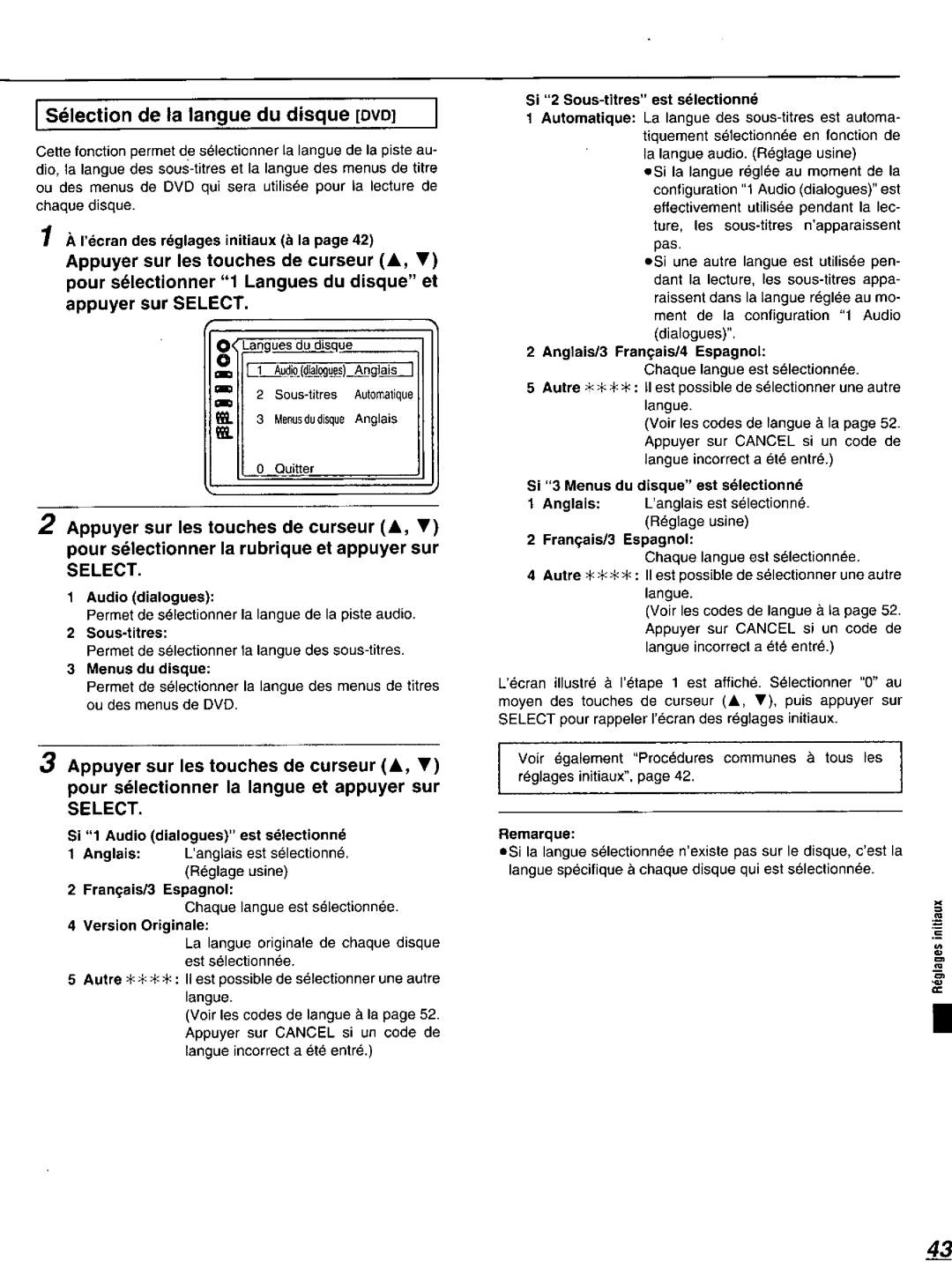 Panasonic DVD-K520D manual 