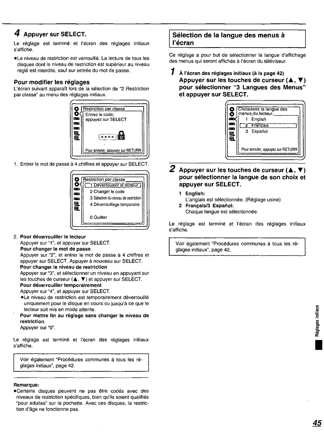 Panasonic DVD-K520D manual 