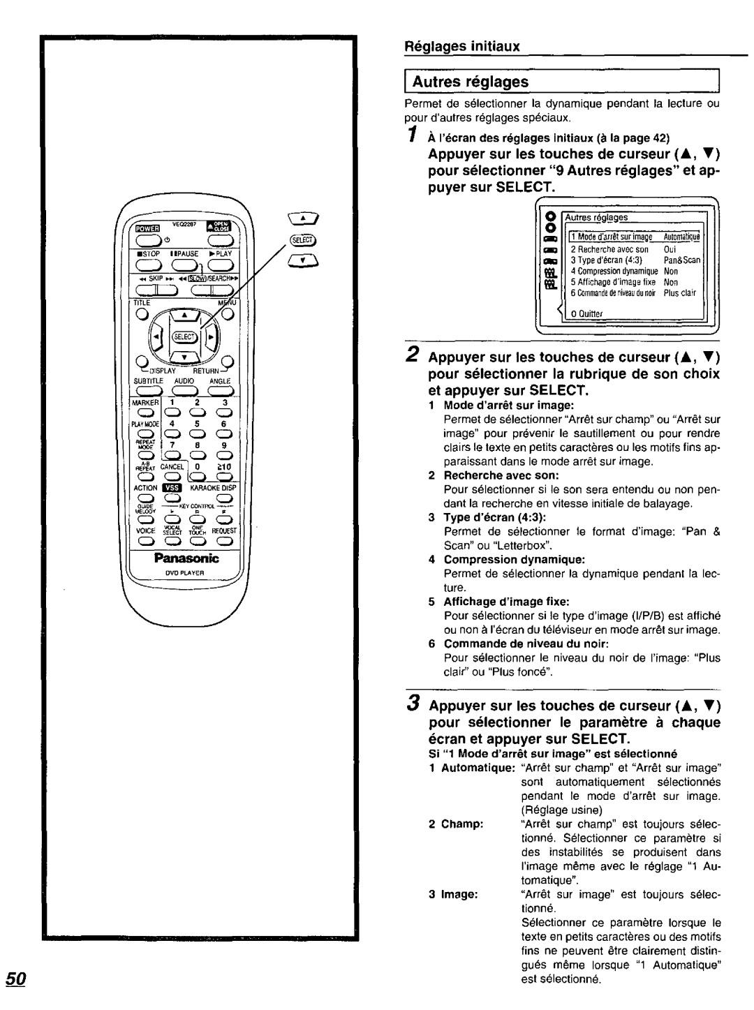 Panasonic DVD-K520D manual 