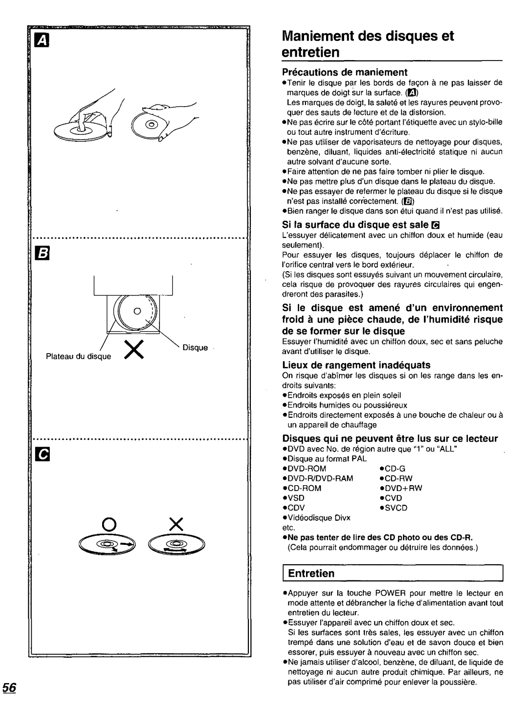 Panasonic DVD-K520D manual 