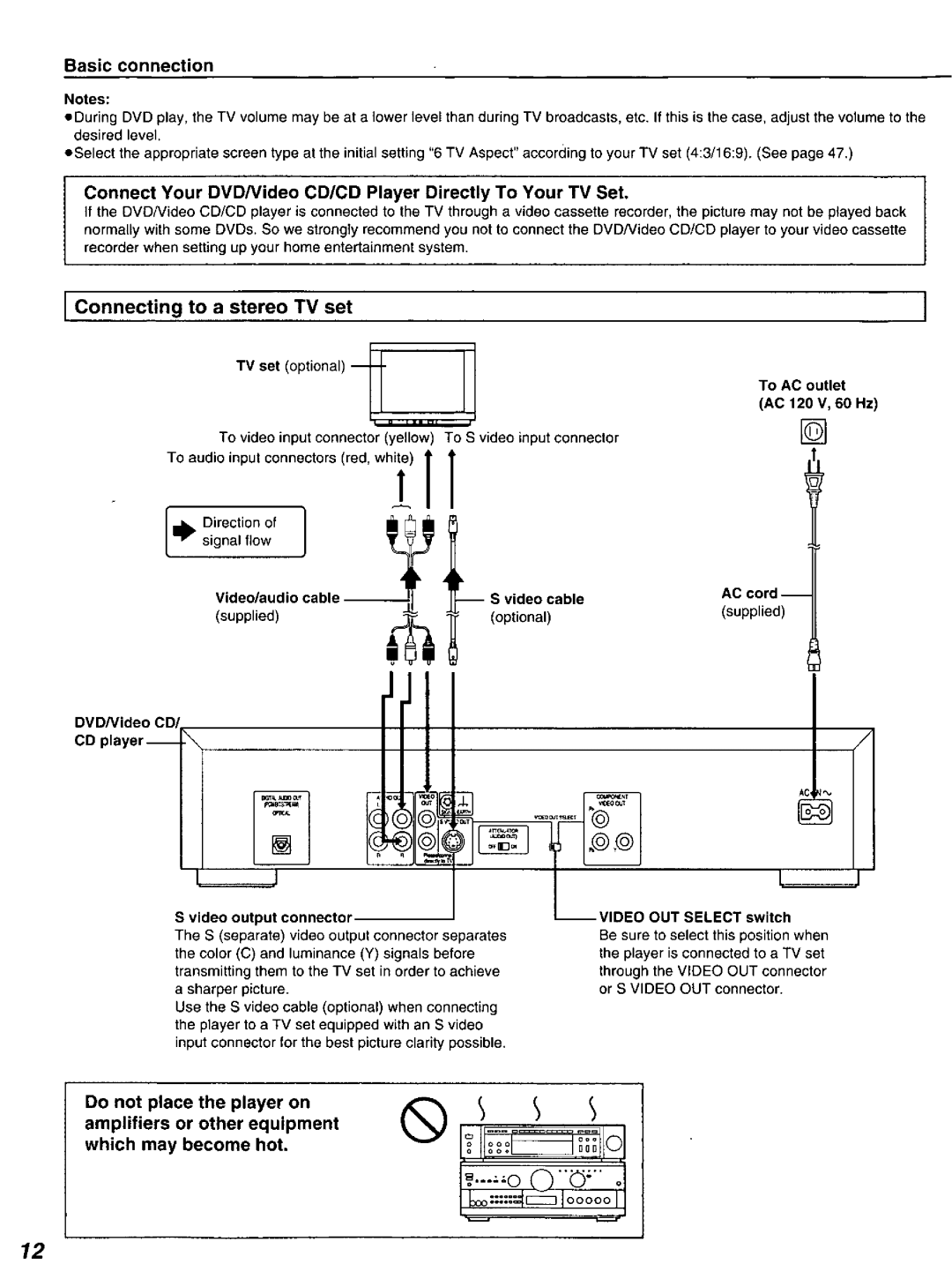 Panasonic DVD-K520D manual 