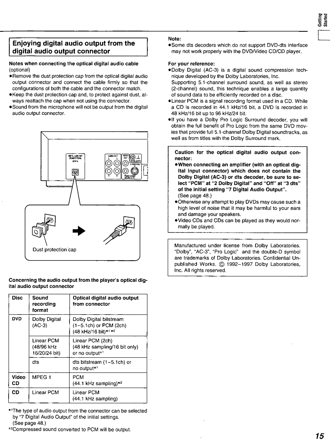 Panasonic DVD-K520D manual 