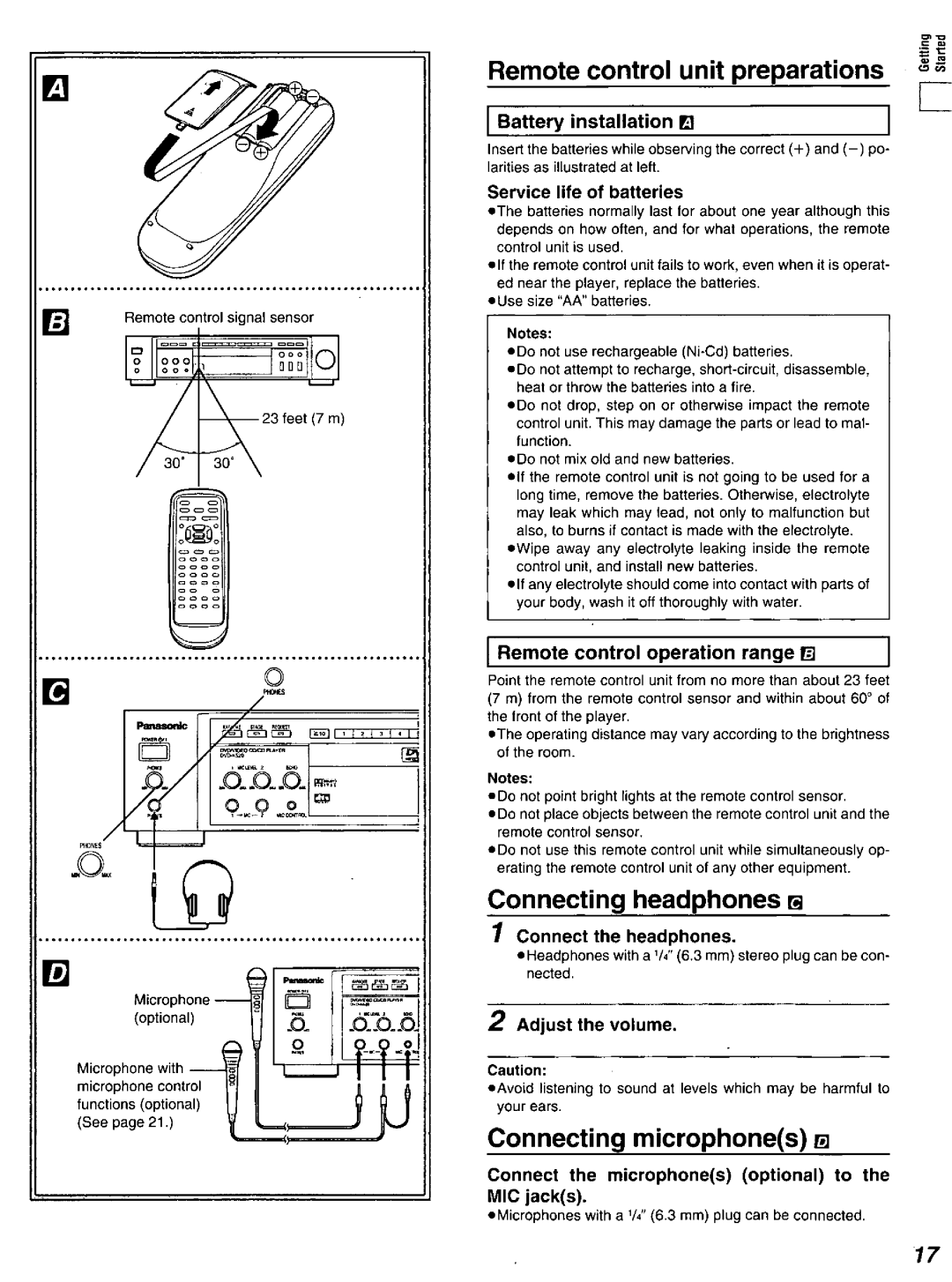 Panasonic DVD-K520D manual 