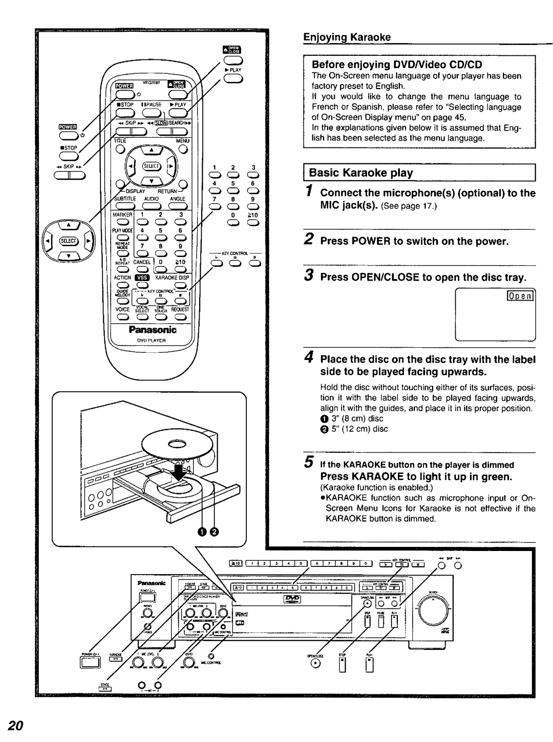 Panasonic DVD-K520D manual 