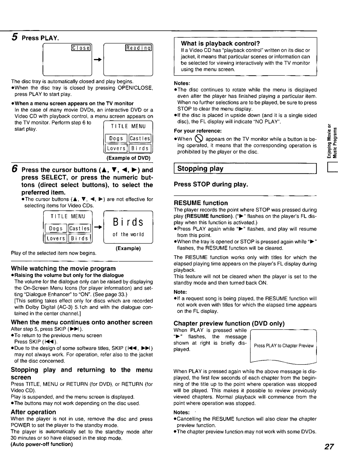 Panasonic DVD-K520D manual 