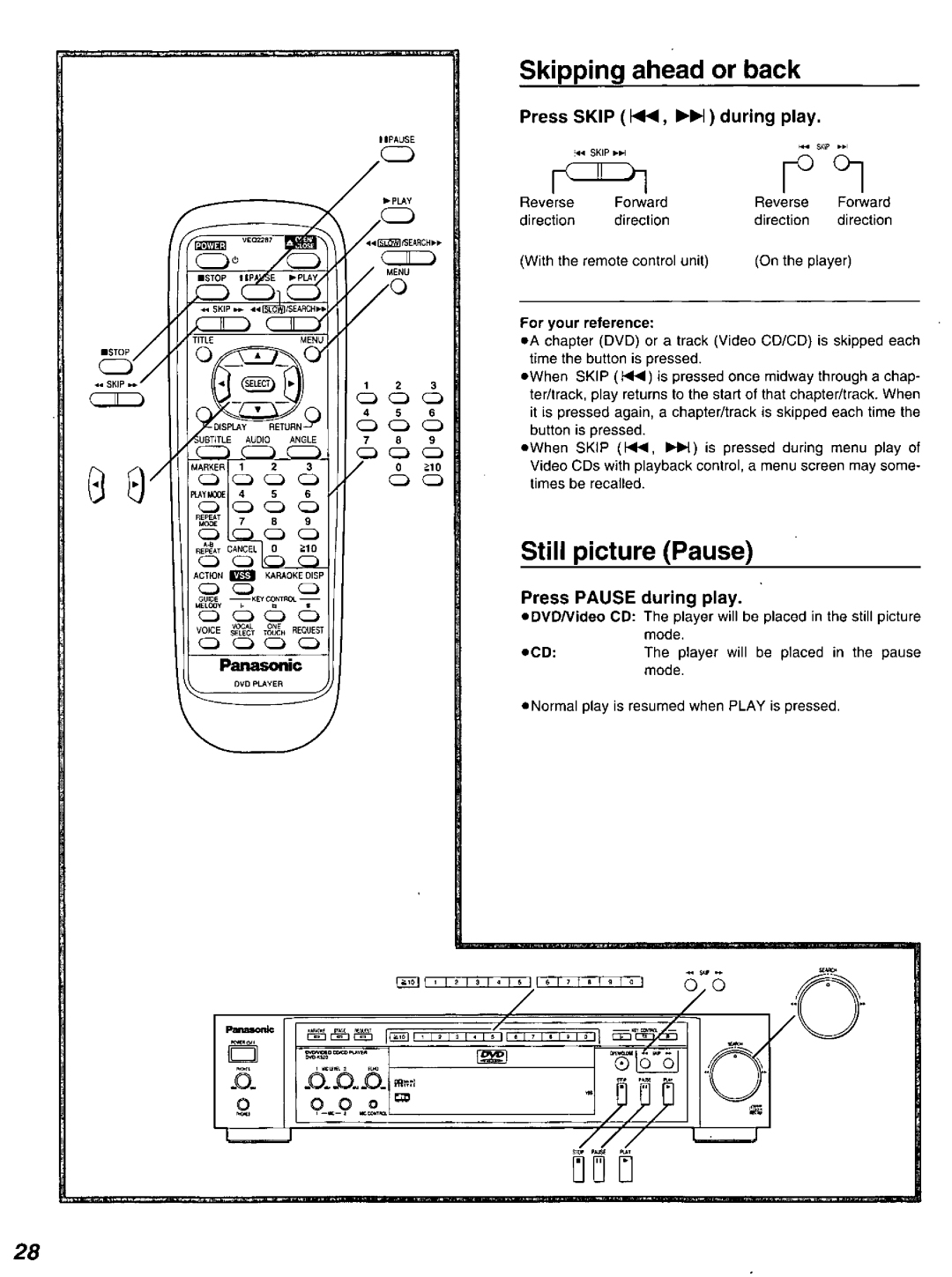 Panasonic DVD-K520D manual 