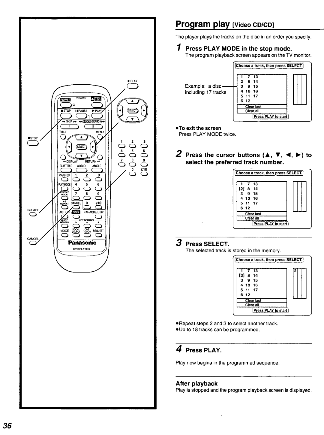 Panasonic DVD-K520D manual 