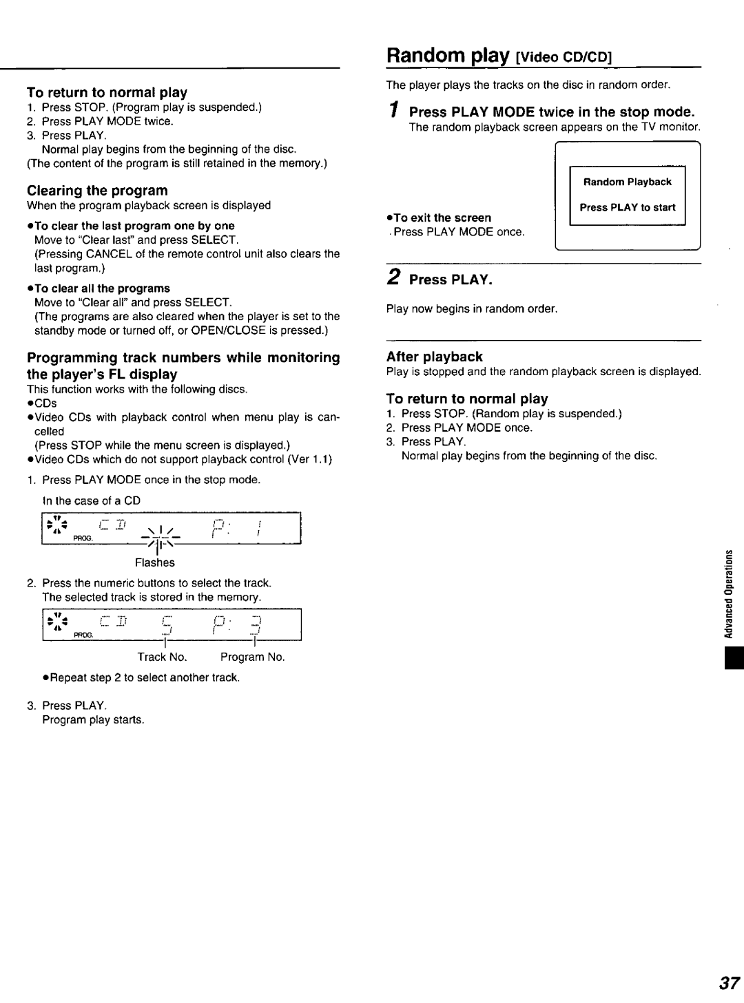 Panasonic DVD-K520D manual 