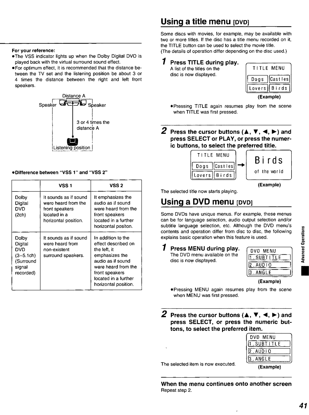 Panasonic DVD-K520D manual 