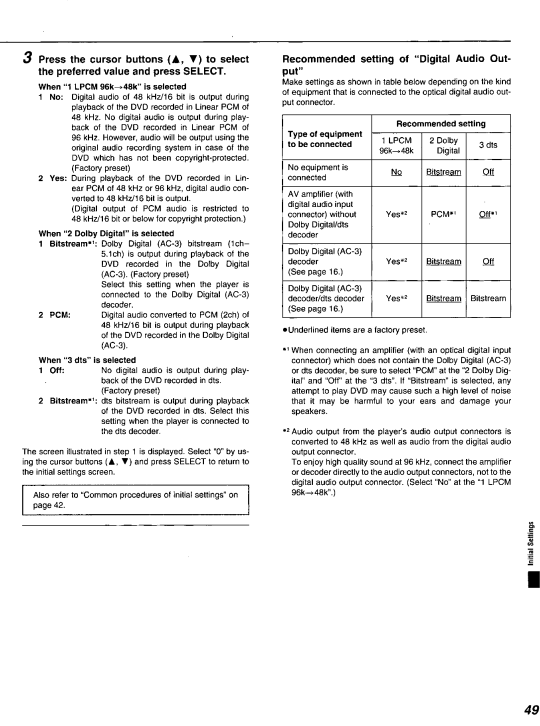 Panasonic DVD-K520D manual 