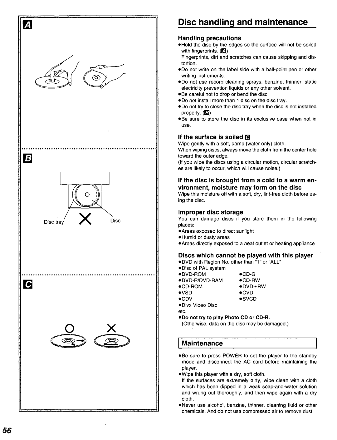 Panasonic DVD-K520D manual 