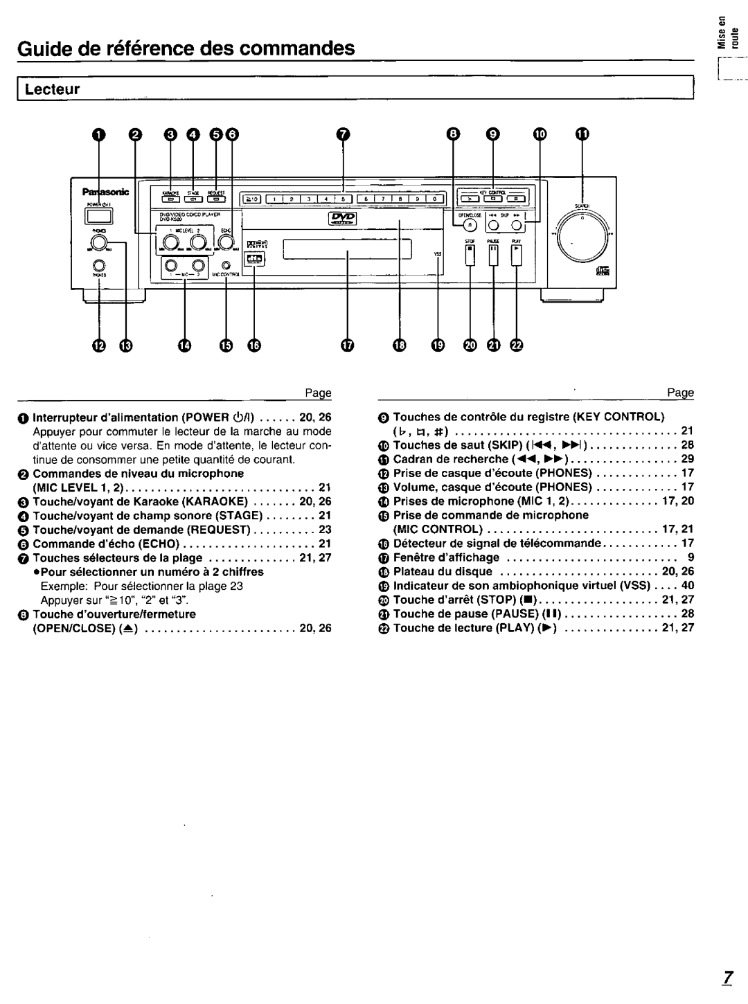 Panasonic DVD-K520D manual 