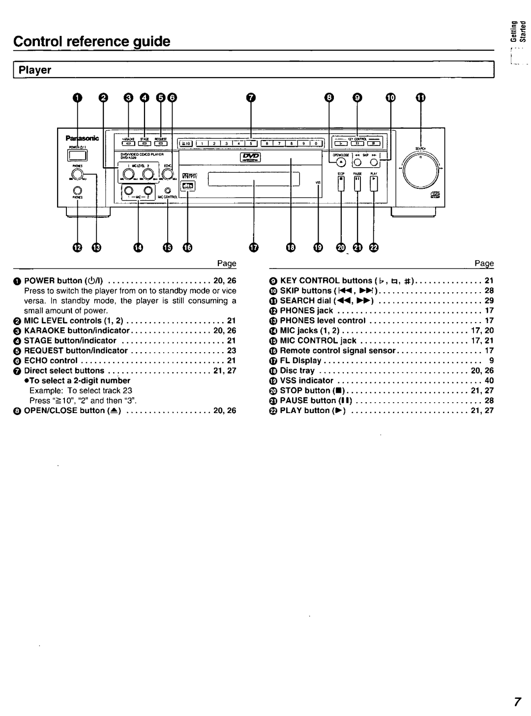 Panasonic DVD-K520D manual 