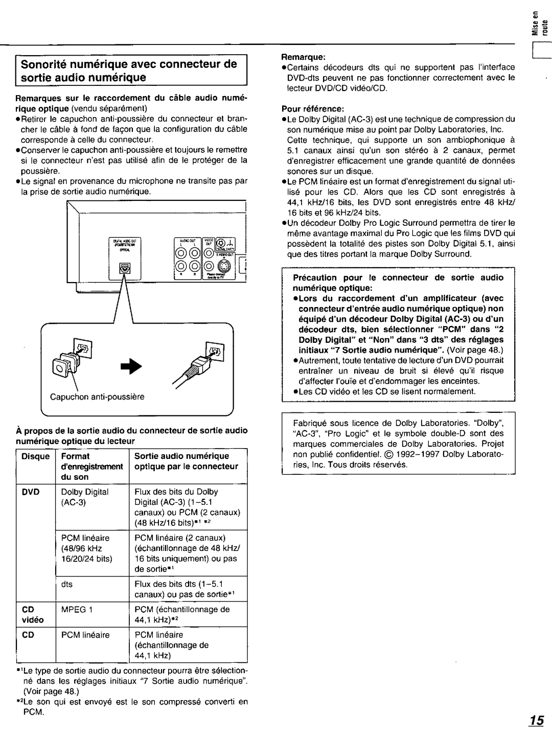 Panasonic DVD-K520D manual 