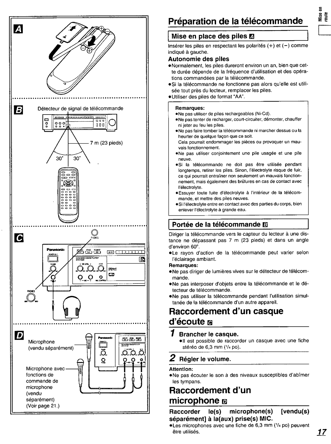 Panasonic DVD-K520D manual 