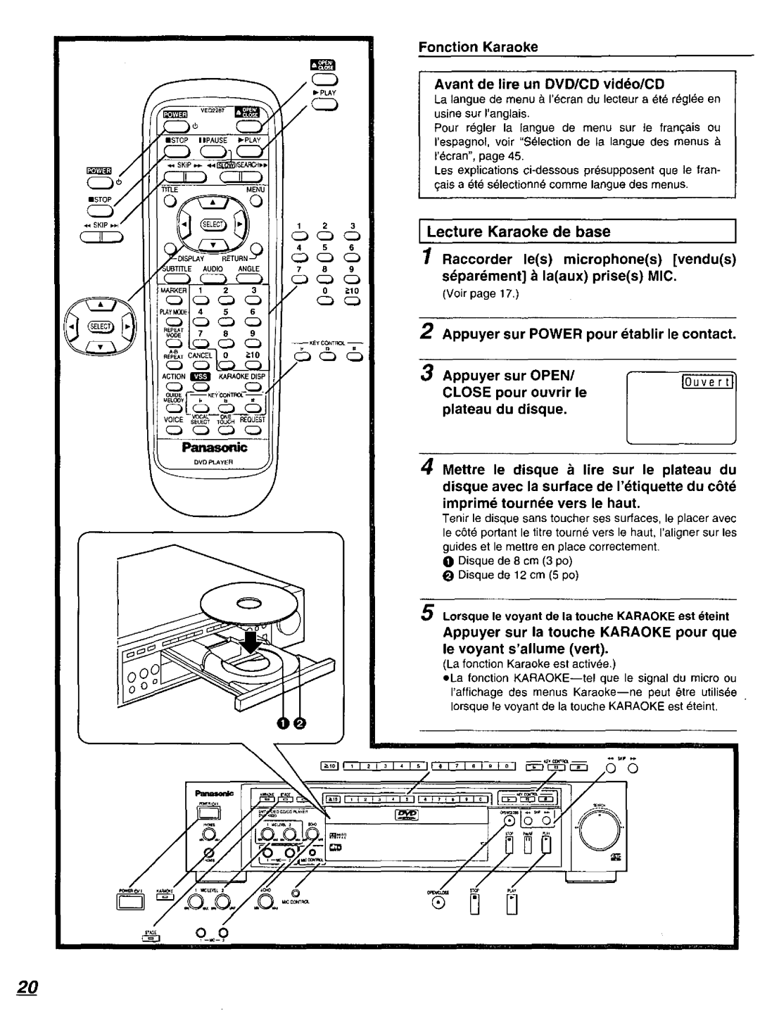 Panasonic DVD-K520D manual 