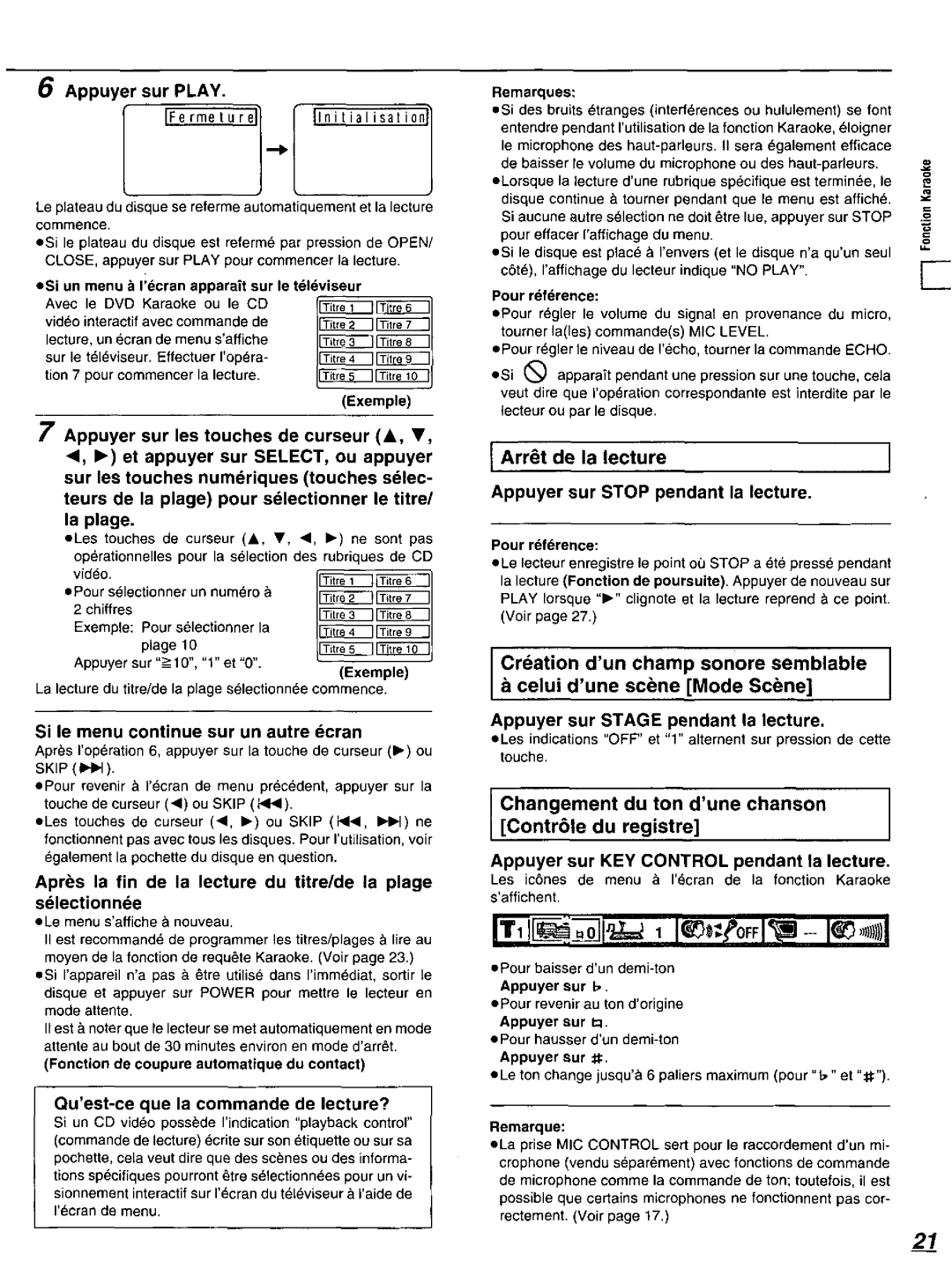 Panasonic DVD-K520D manual 