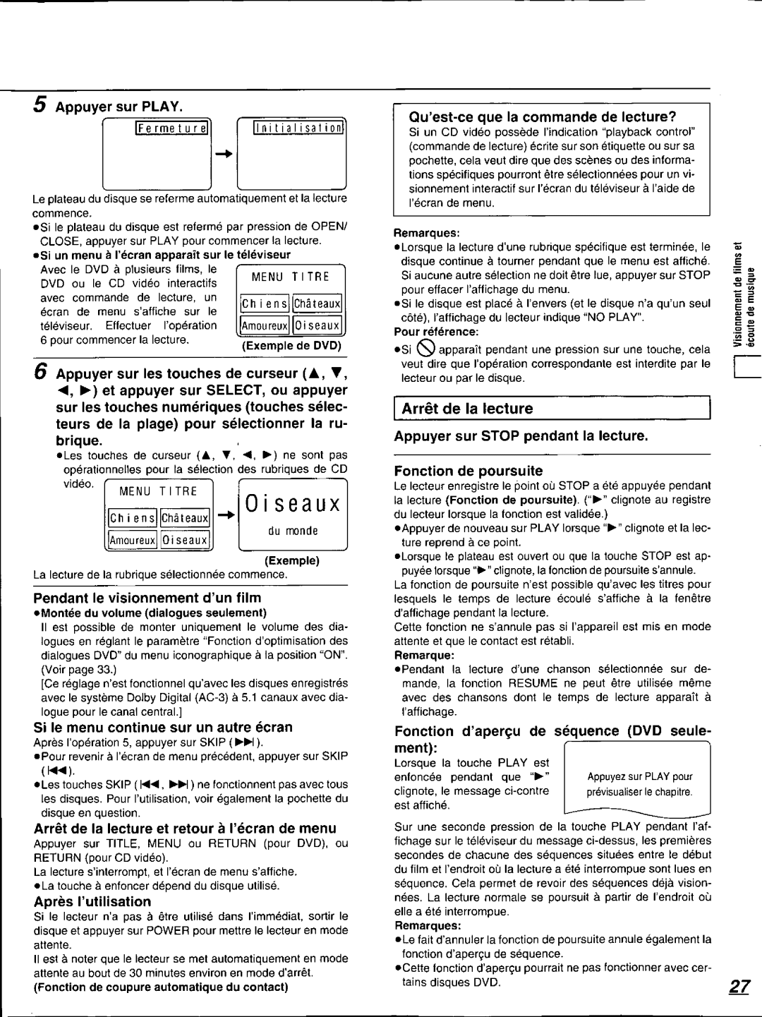 Panasonic DVD-K520D manual 