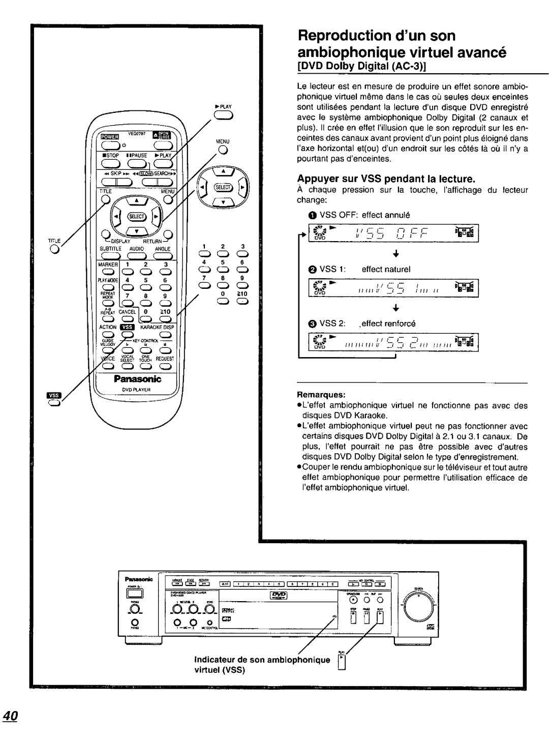 Panasonic DVD-K520D manual 