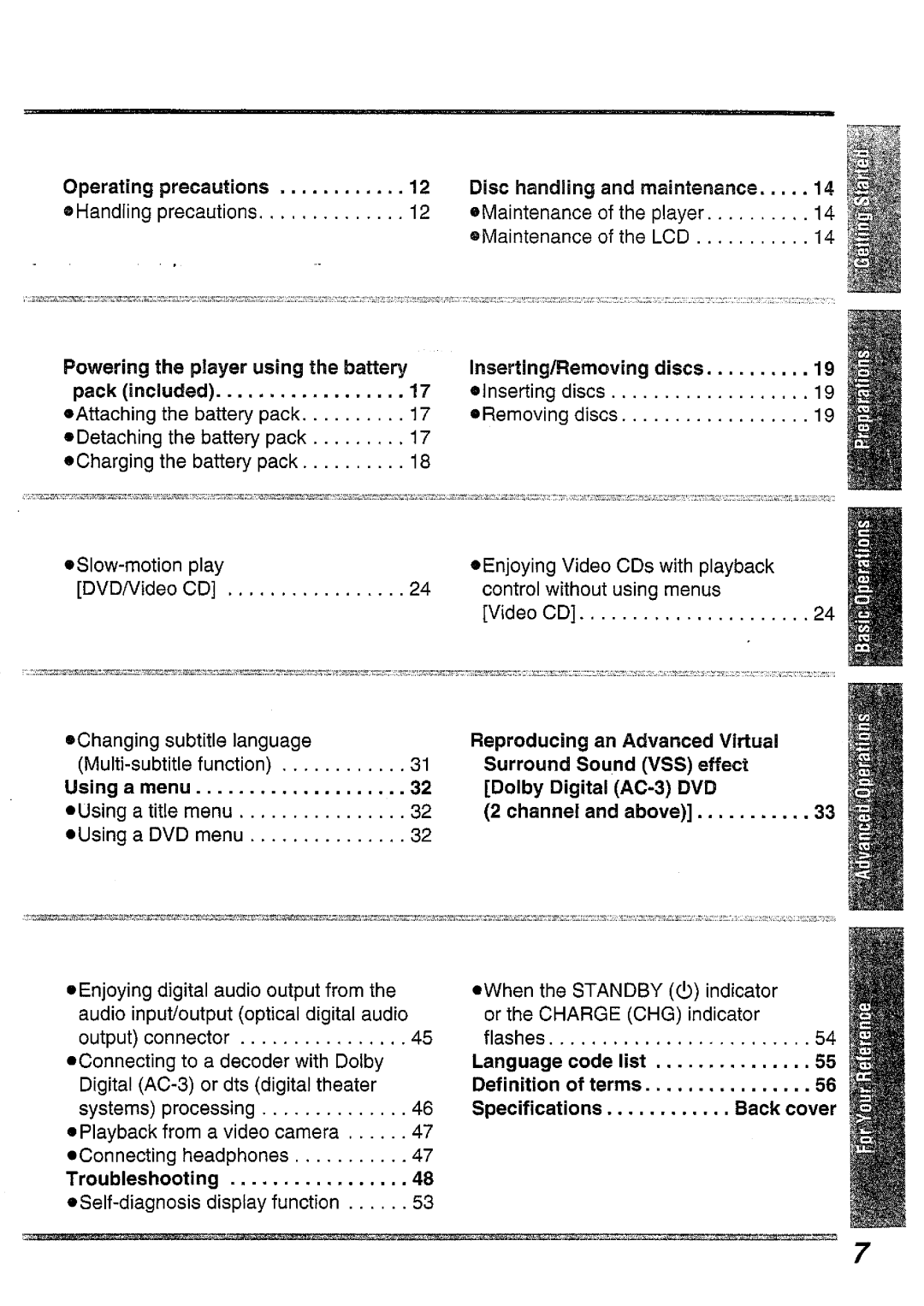 Panasonic DVD-L50A, DVD-L50PM manual 