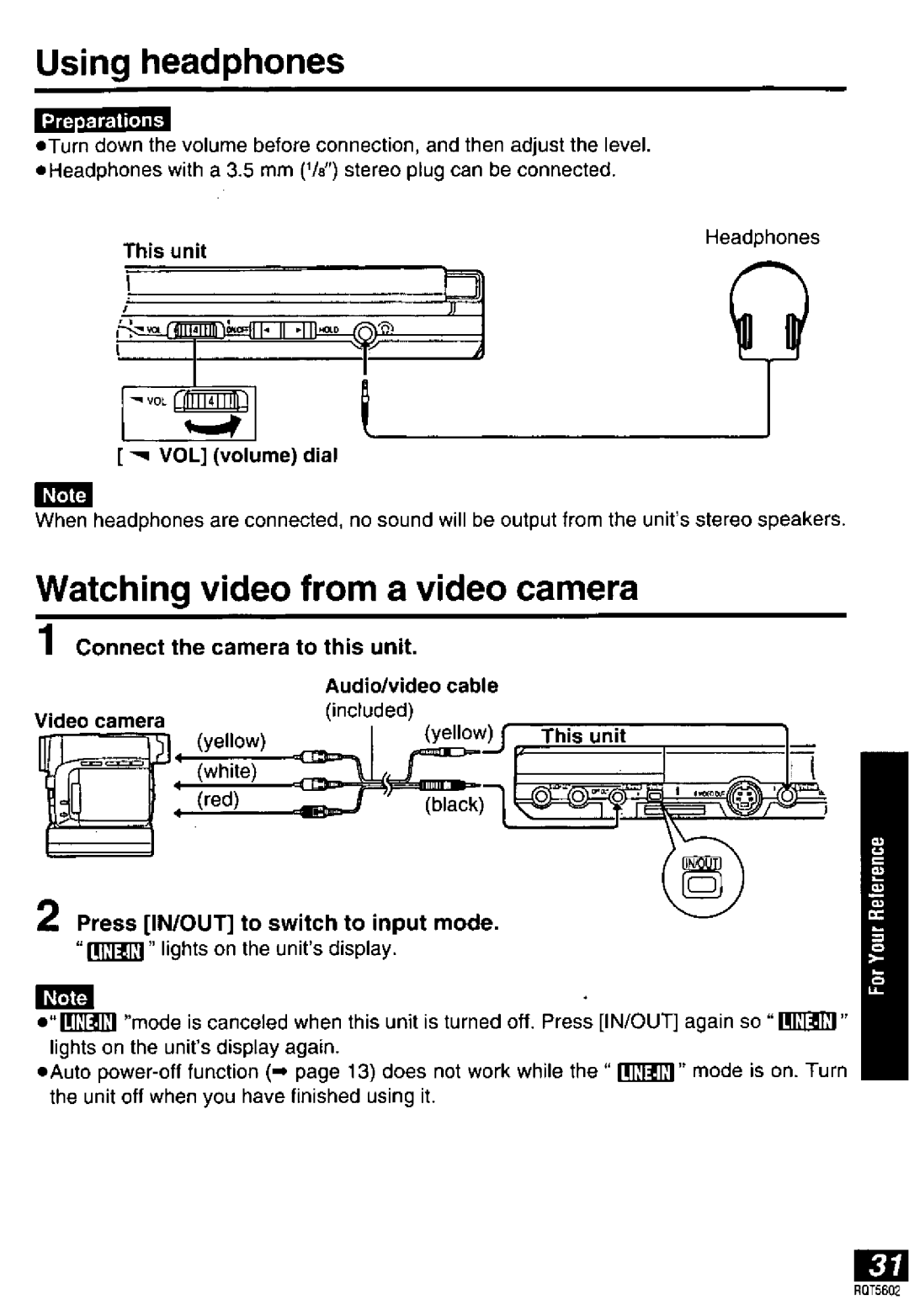 Panasonic DVD-LA85 manual 