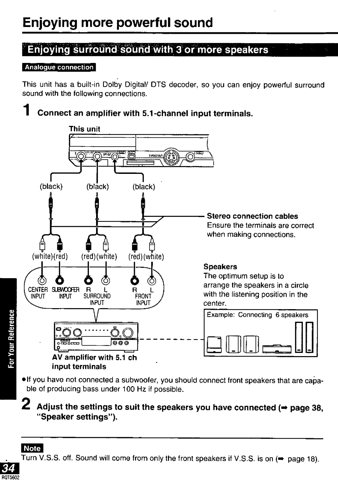 Panasonic DVD-LA85 manual 