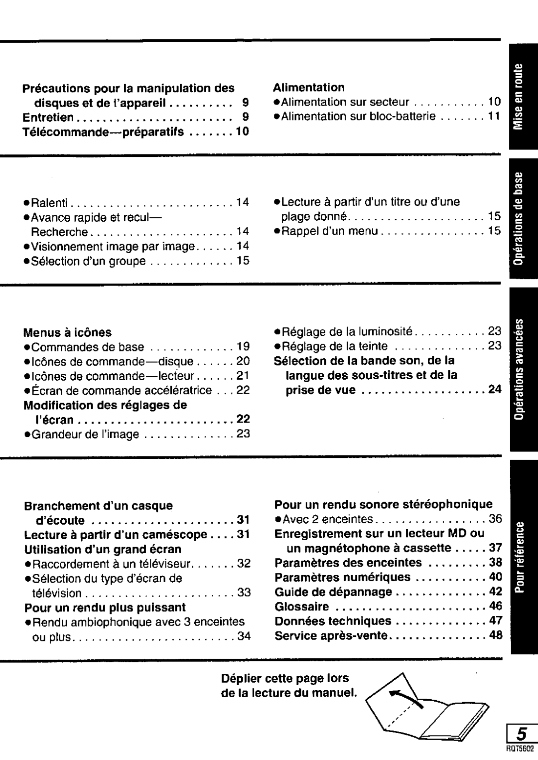 Panasonic DVD-LA85 manual 