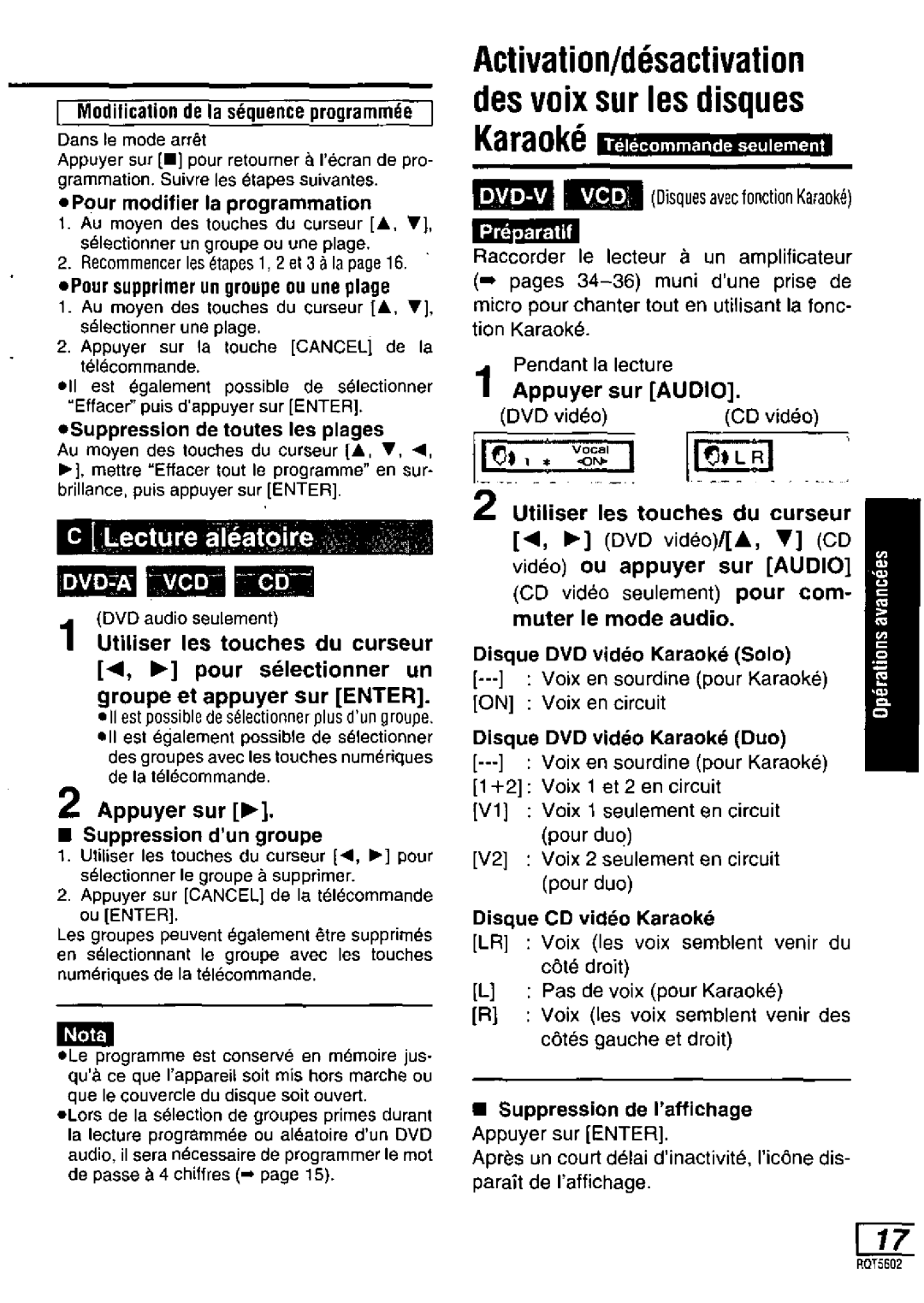 Panasonic DVD-LA85 manual 