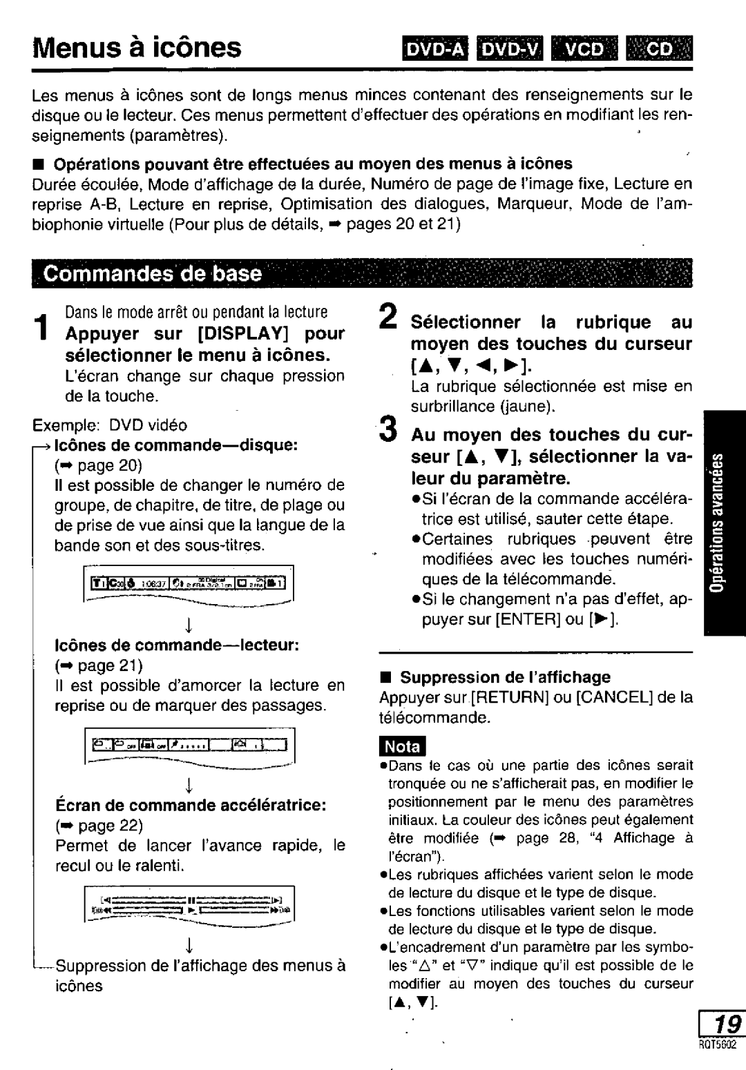 Panasonic DVD-LA85 manual 