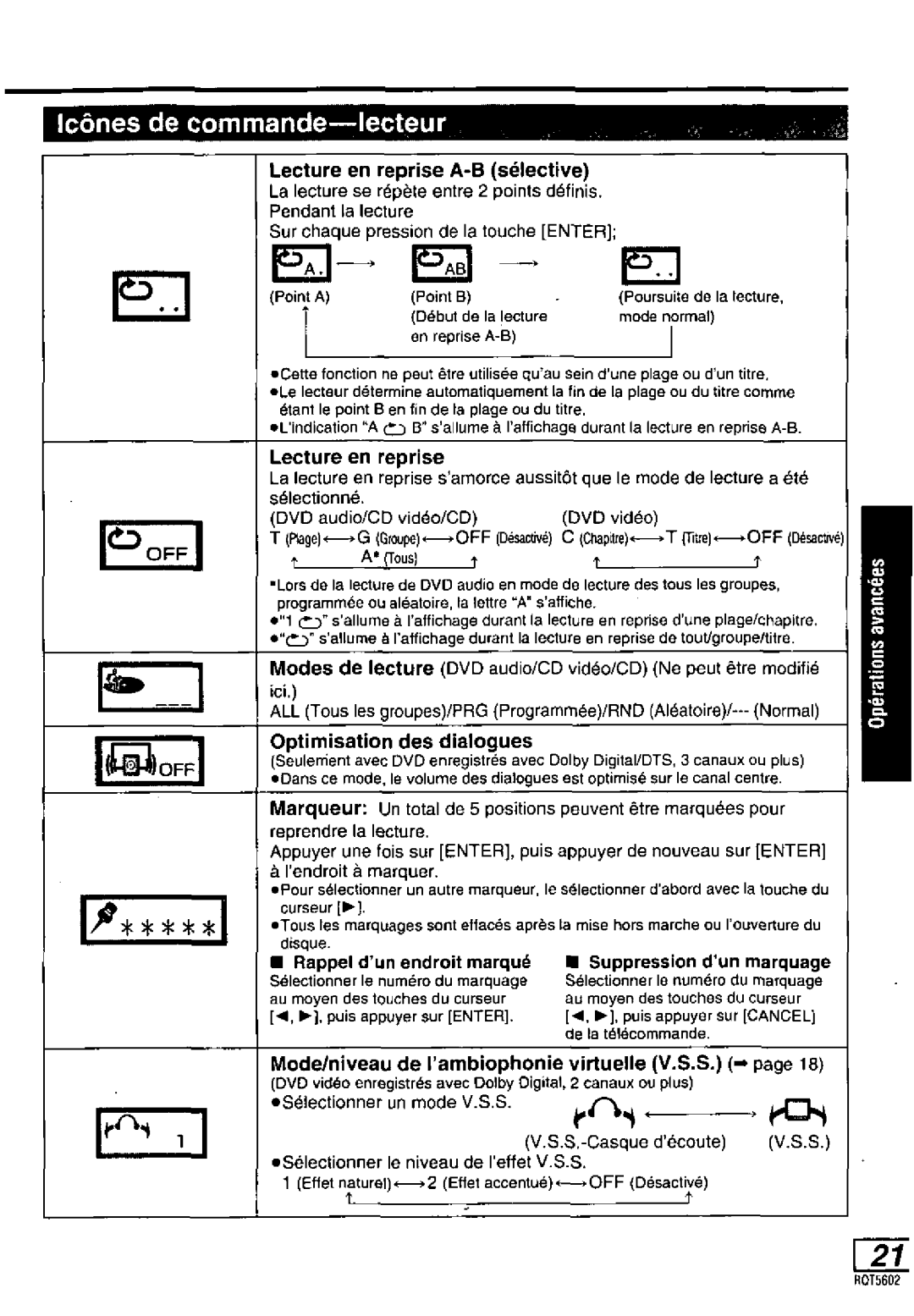 Panasonic DVD-LA85 manual 