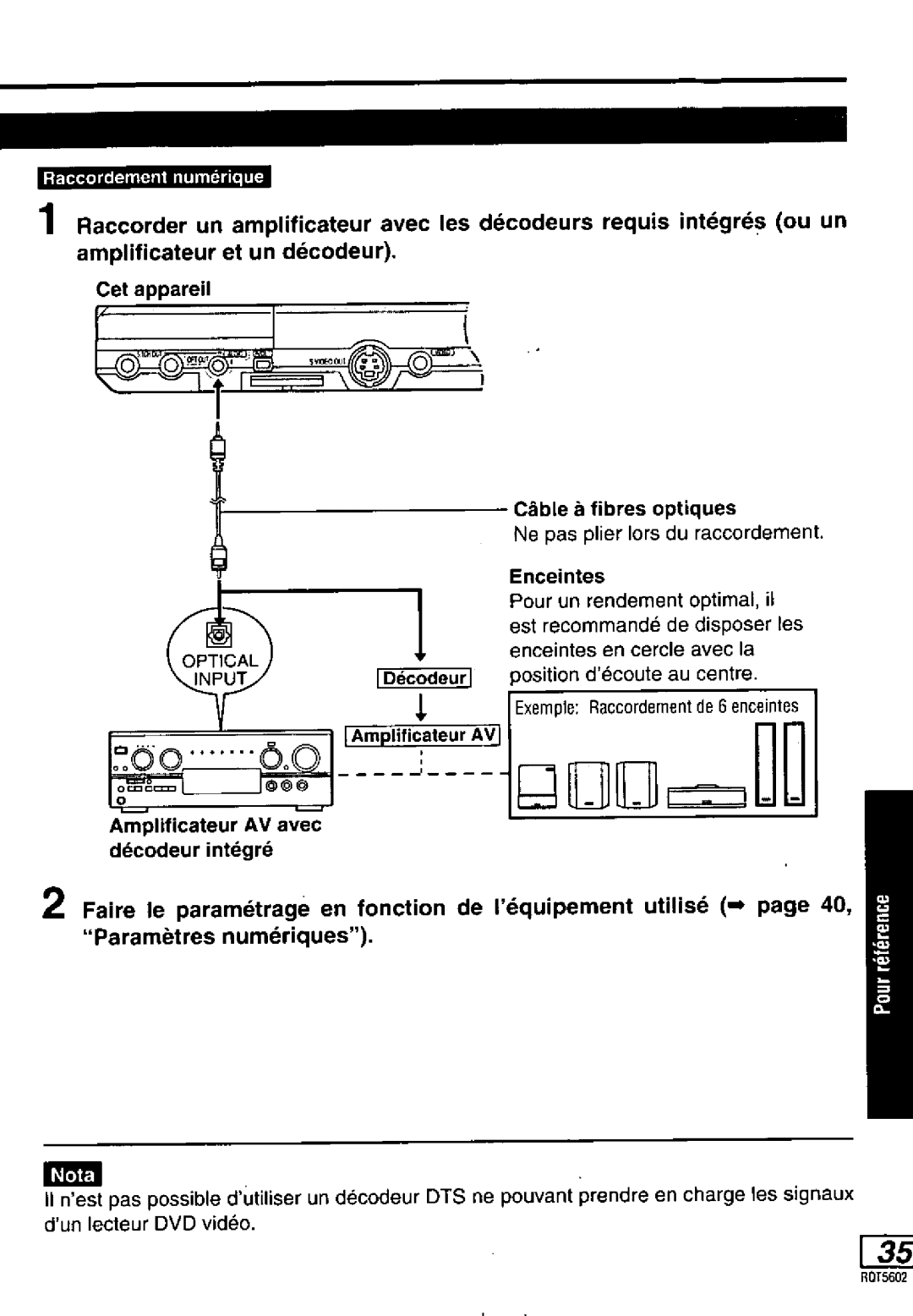 Panasonic DVD-LA85 manual 