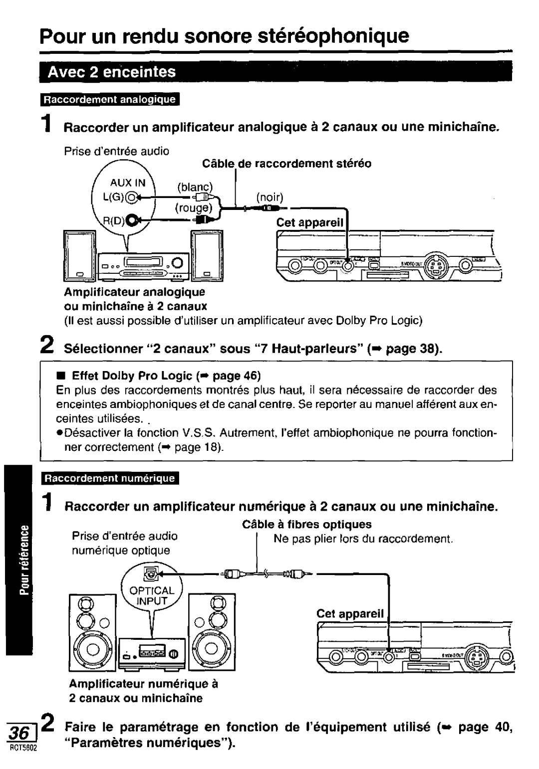 Panasonic DVD-LA85 manual 