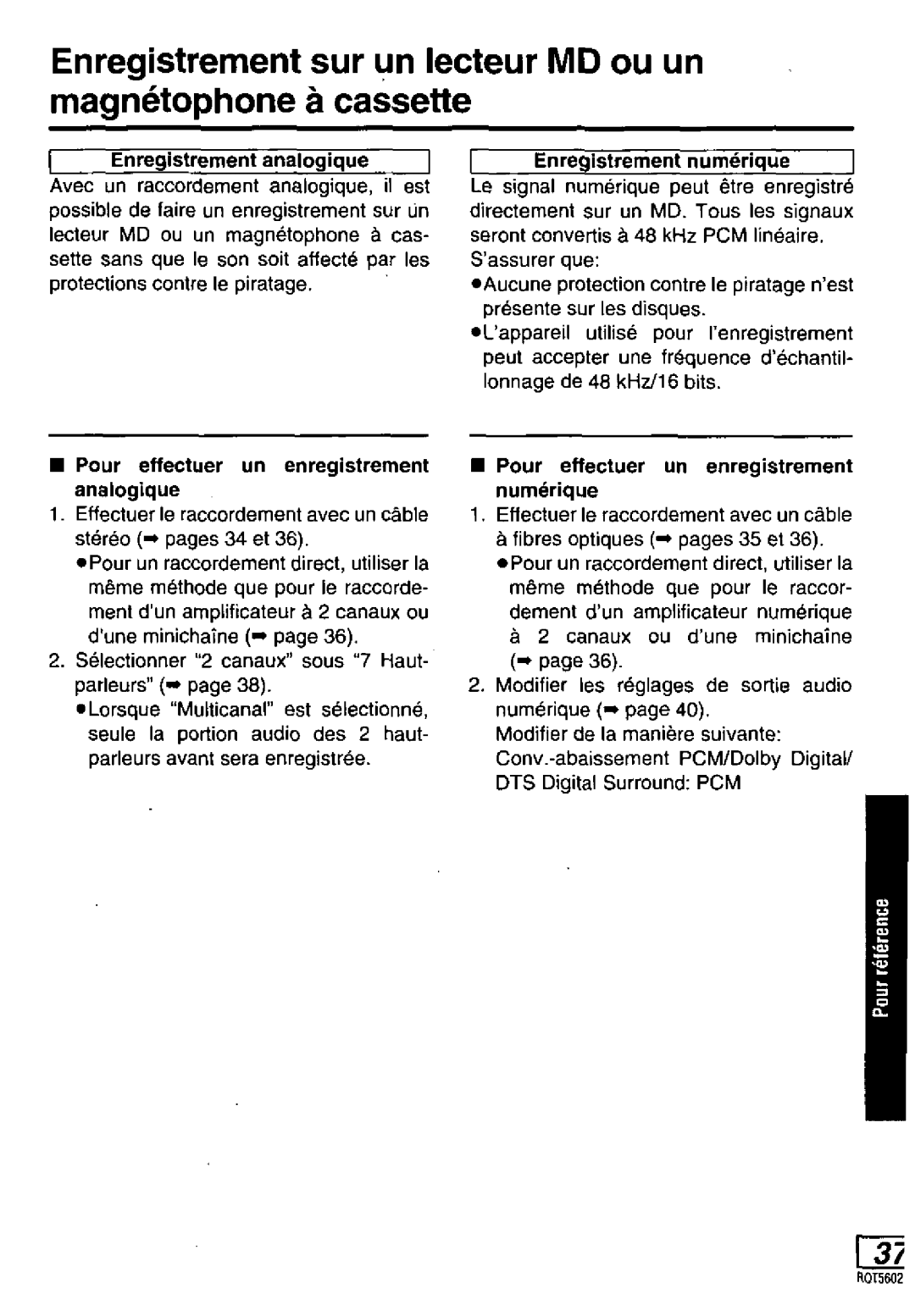 Panasonic DVD-LA85 manual 