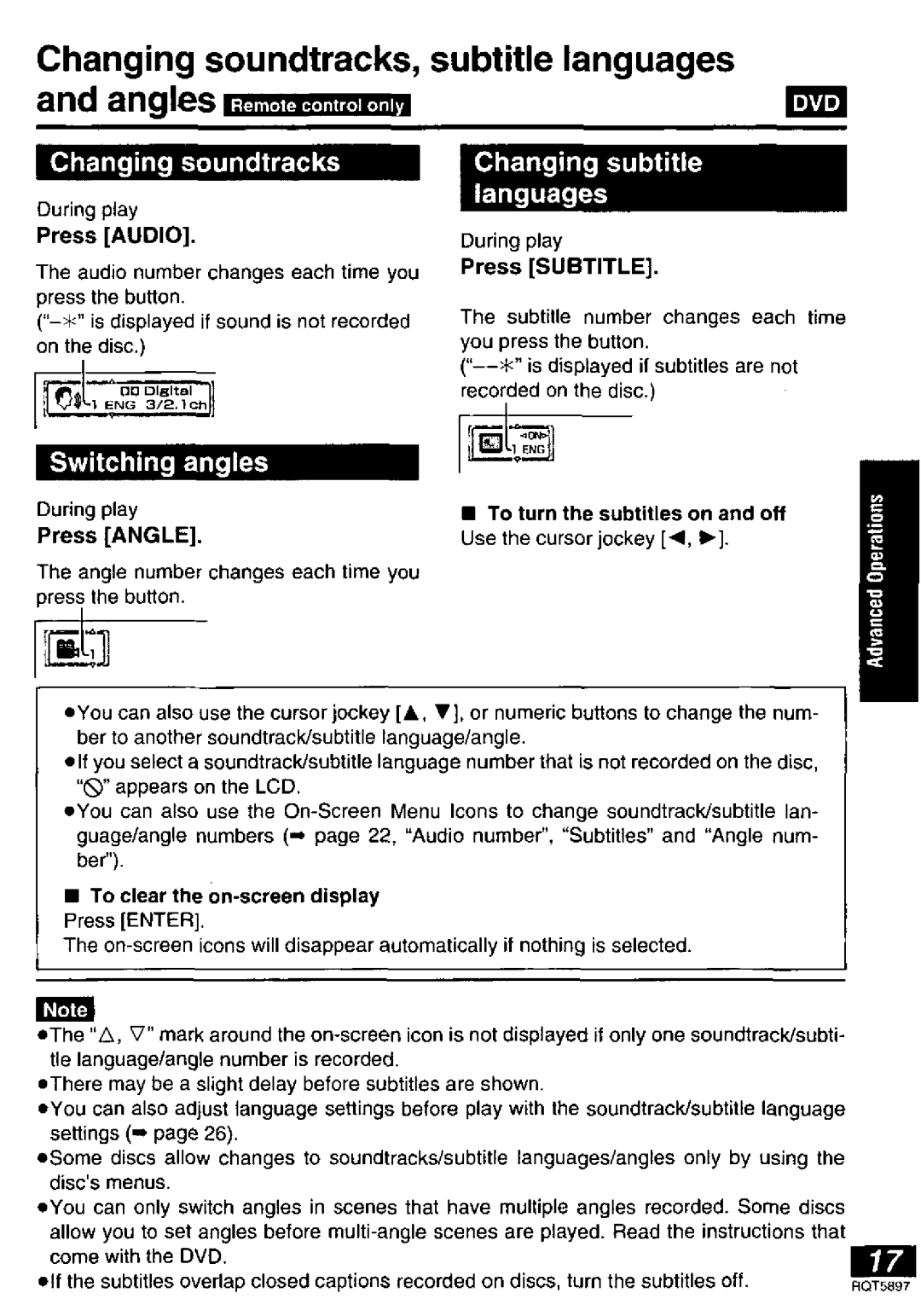 Panasonic DVD-LV70, DVD-LV75, DVD-LV55 manual 