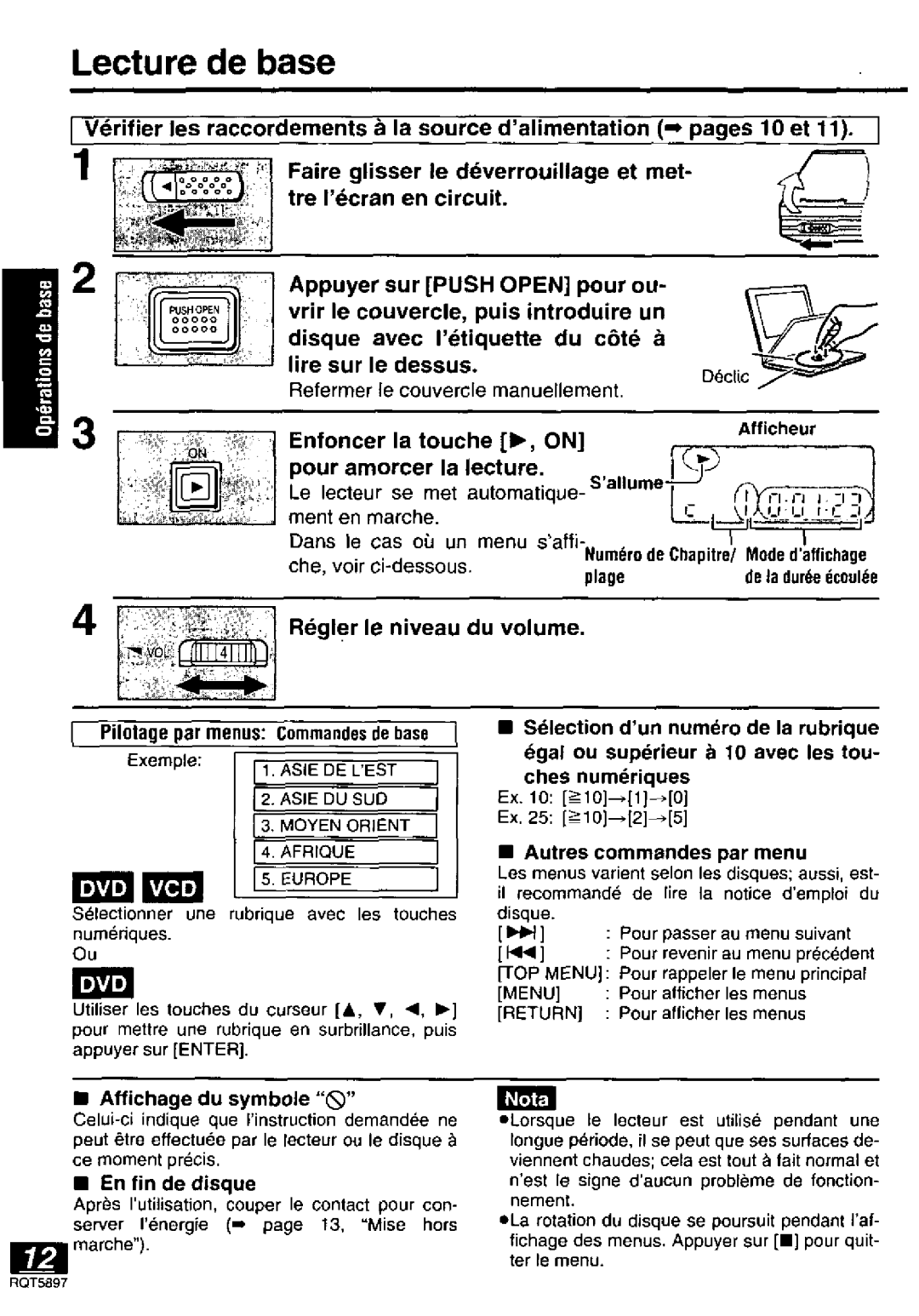 Panasonic DVD-LV70, DVD-LV75, DVD-LV55 manual 