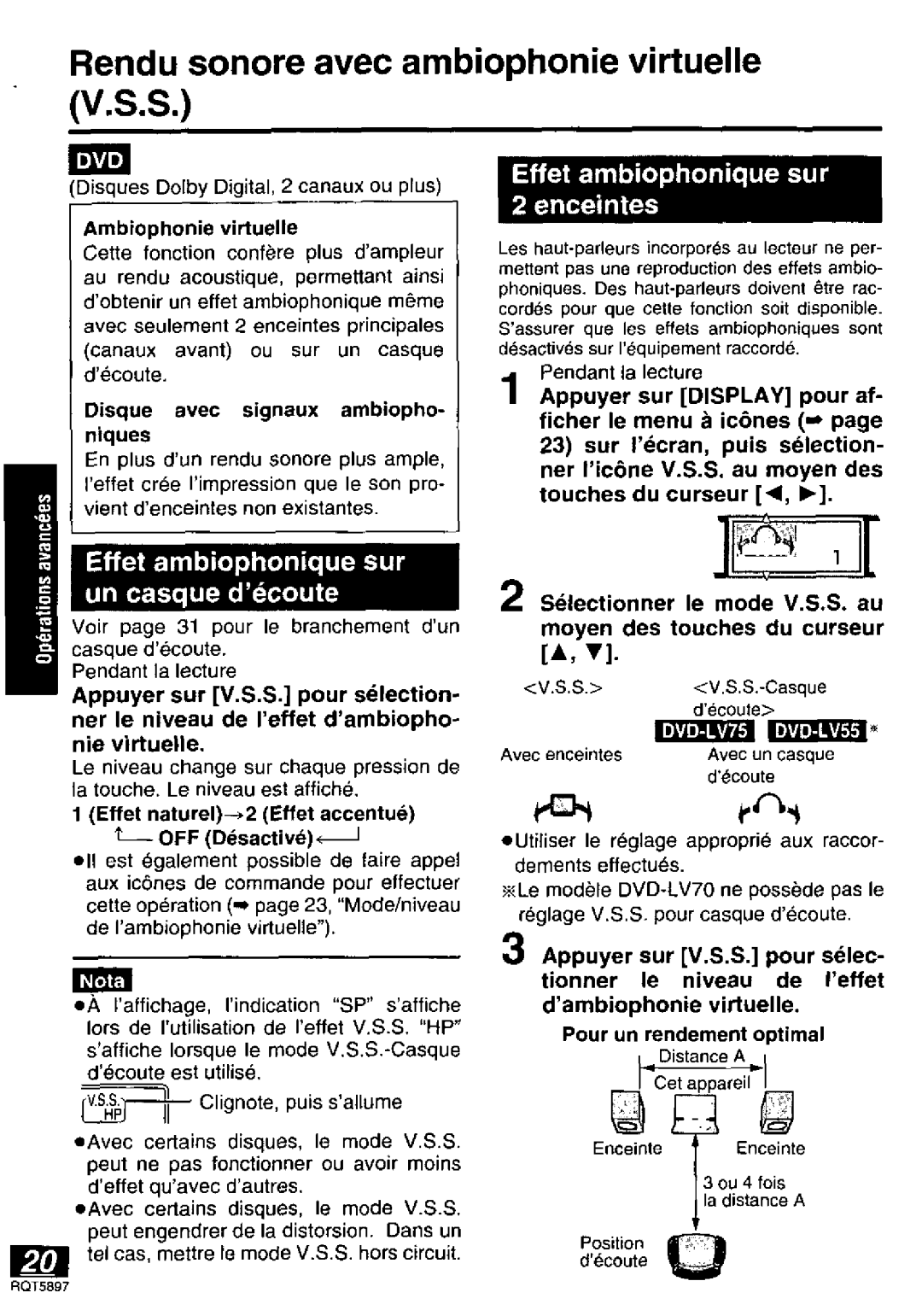 Panasonic DVD-LV55, DVD-LV75, DVD-LV70 manual 