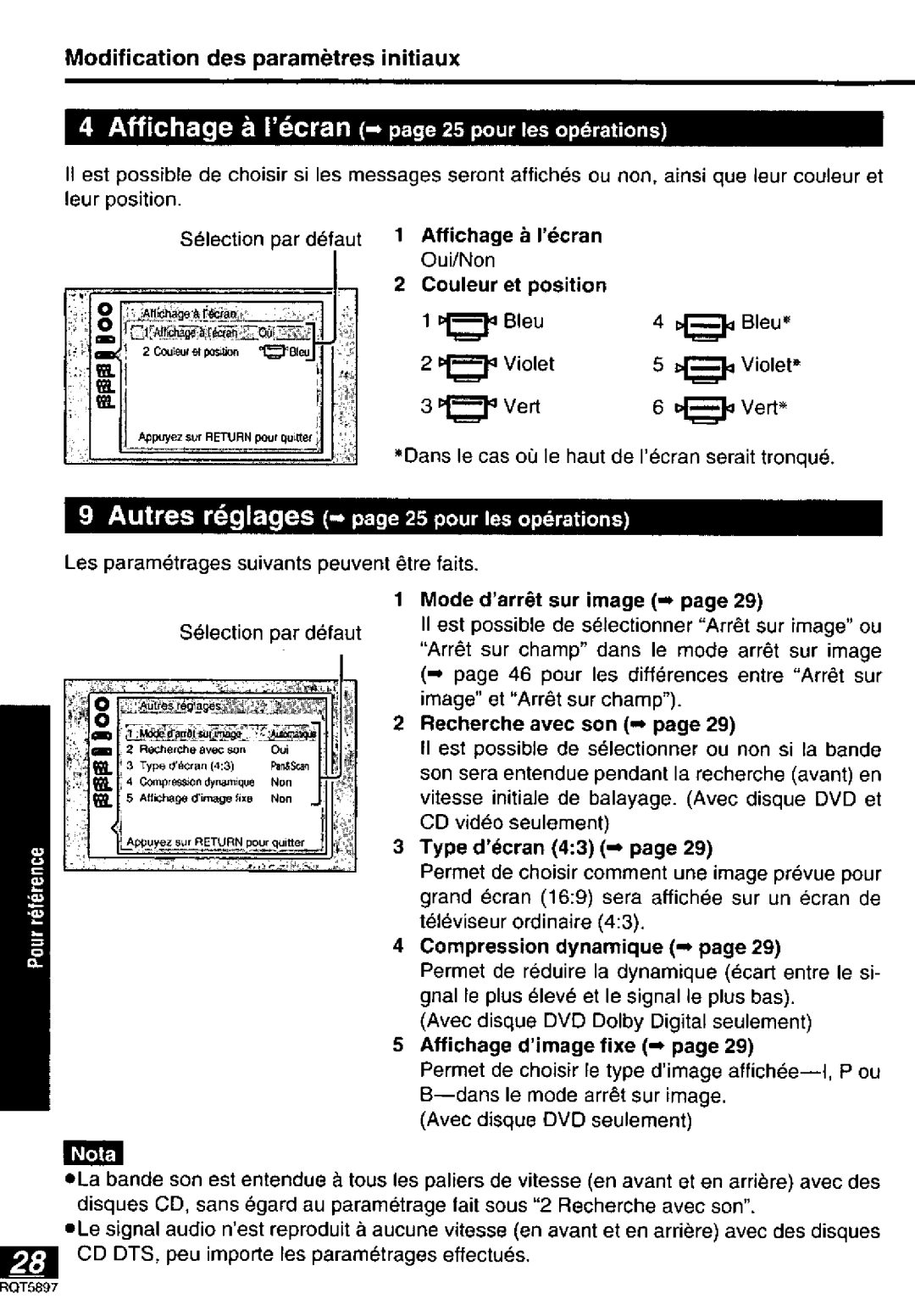 Panasonic DVD-LV75, DVD-LV55, DVD-LV70 manual 