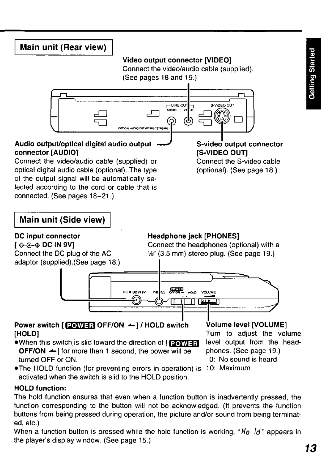 Panasonic DVD-P10D manual 