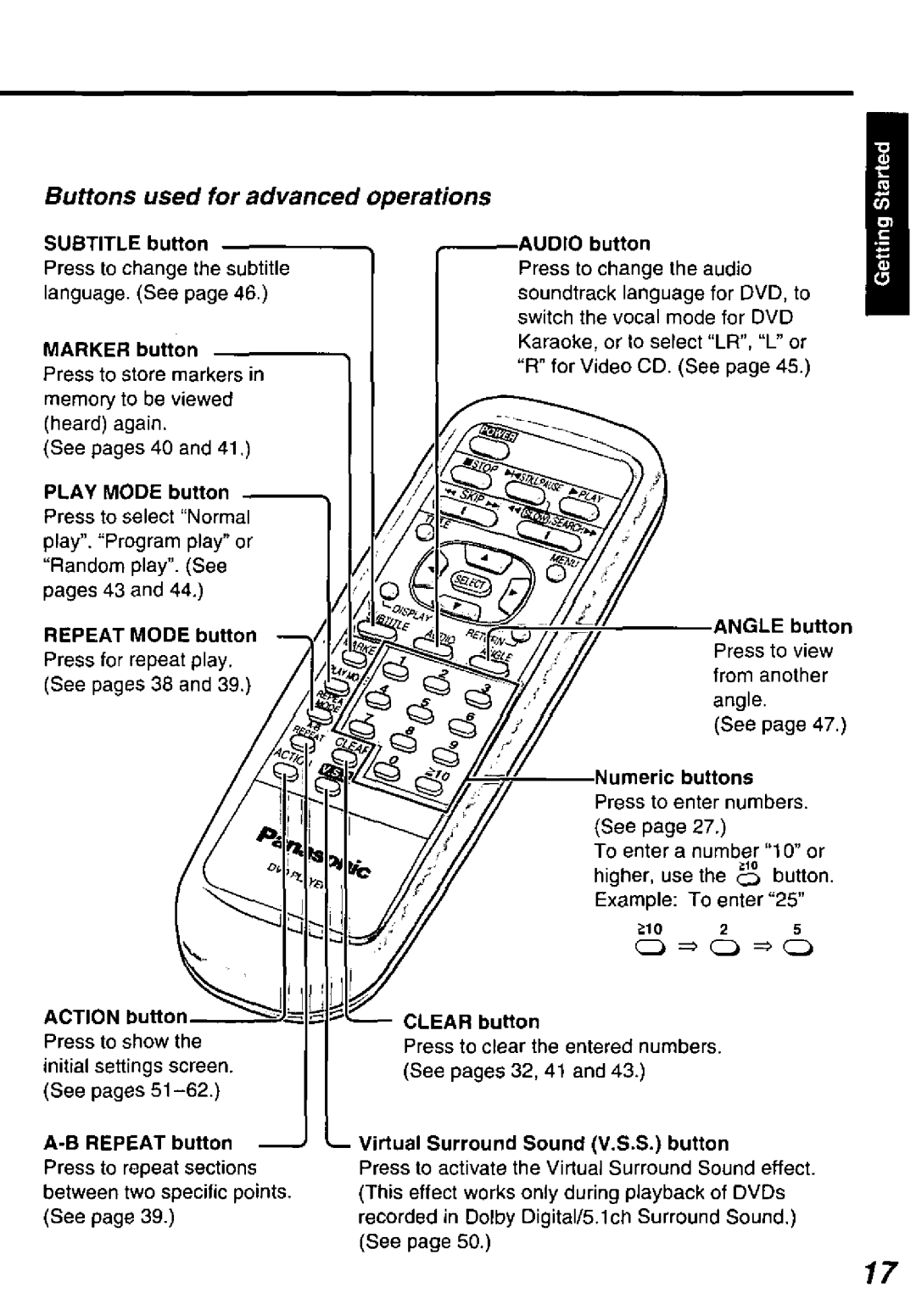 Panasonic DVD-P10D manual 