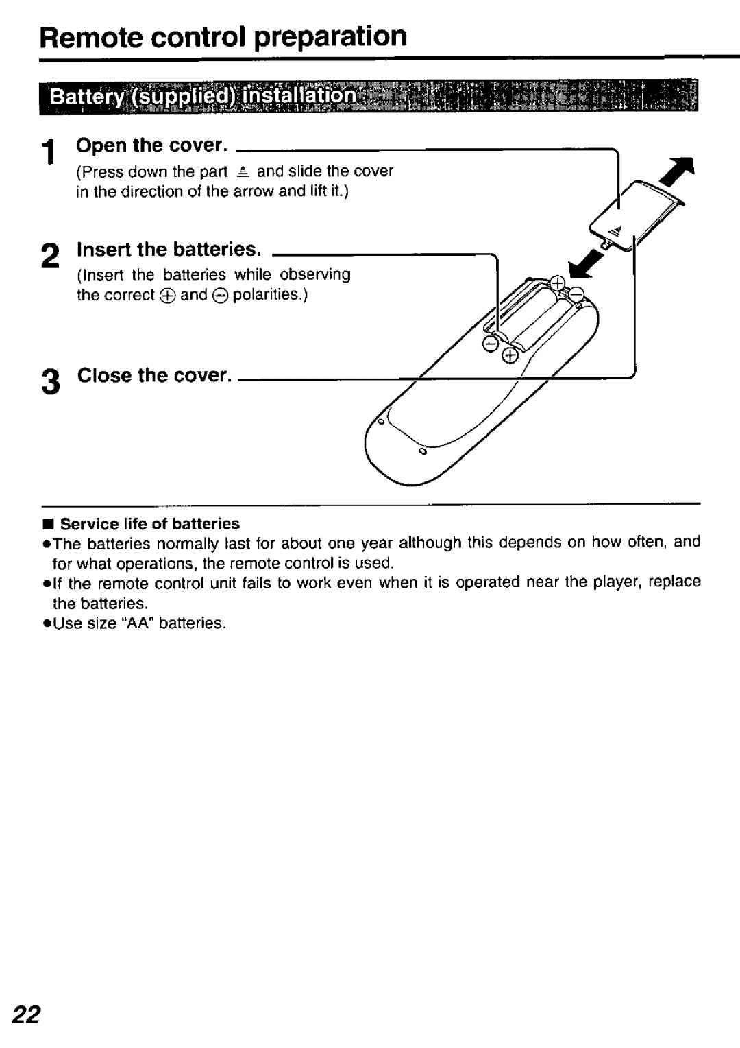 Panasonic DVD-P10D manual 