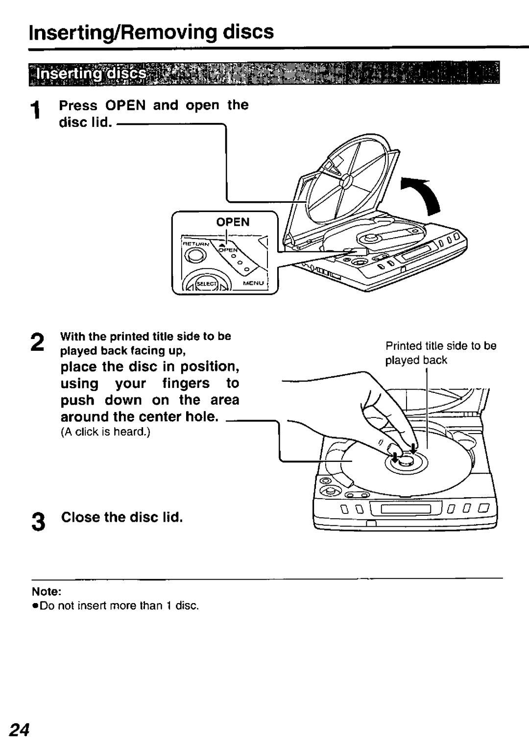 Panasonic DVD-P10D manual 