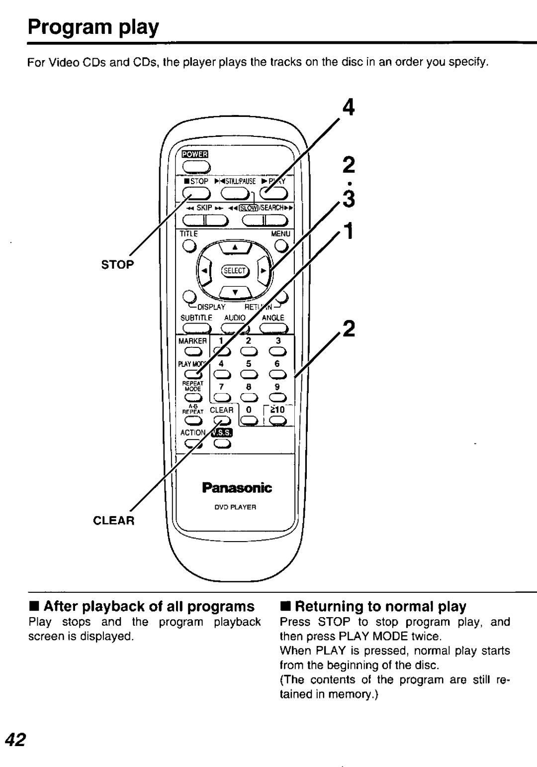 Panasonic DVD-P10D manual 