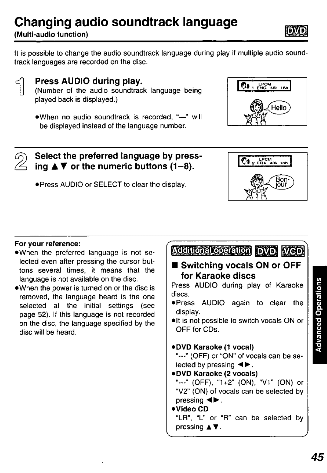 Panasonic DVD-P10D manual 