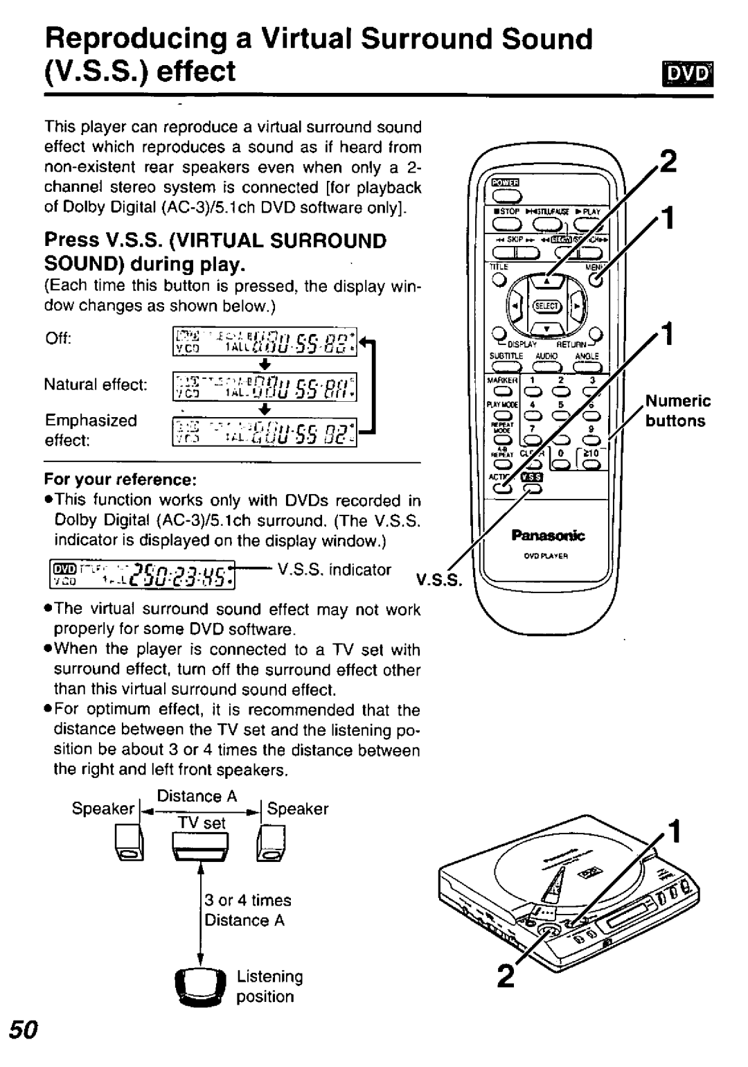 Panasonic DVD-P10D manual 