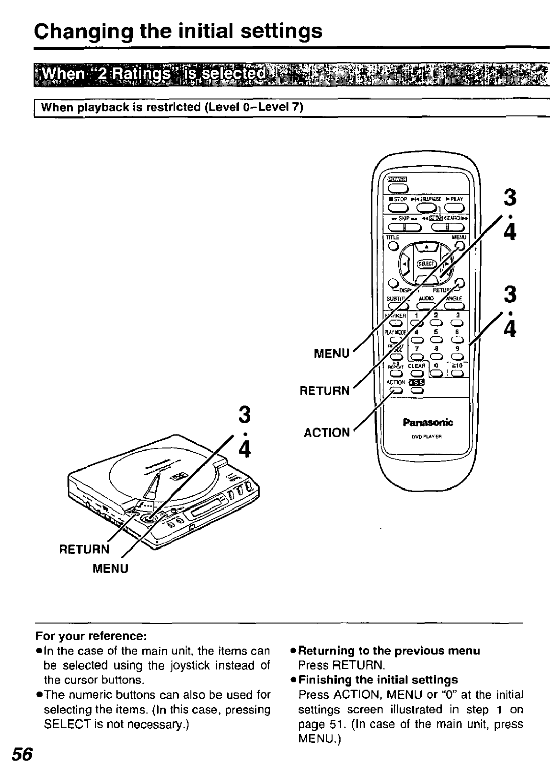 Panasonic DVD-P10D manual 