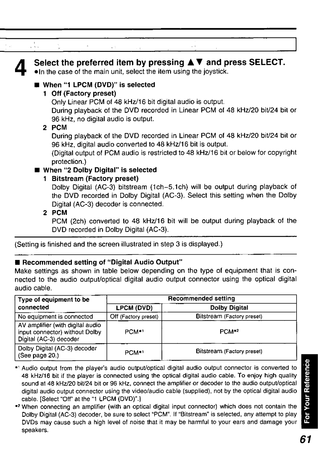 Panasonic DVD-P10D manual 