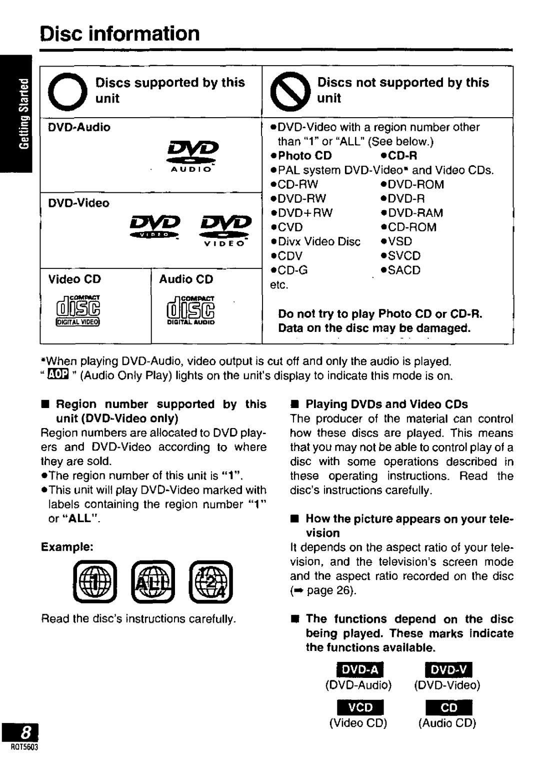 Panasonic DVD-PA65 manual 