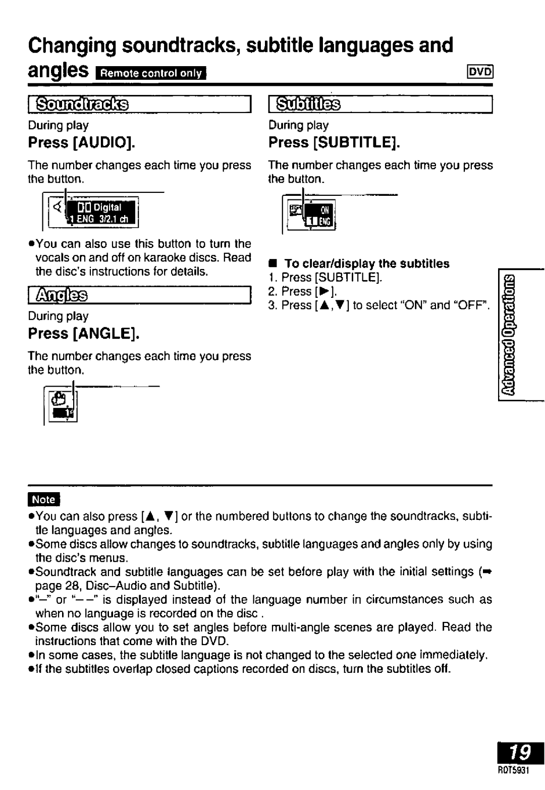 Panasonic DVDLV60, DVD-PV40 manual 