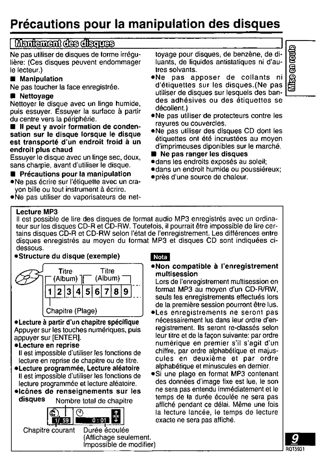 Panasonic DVDLV60, DVD-PV40 manual 